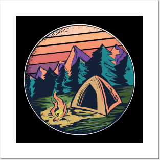 Outdoor Camping Posters and Art